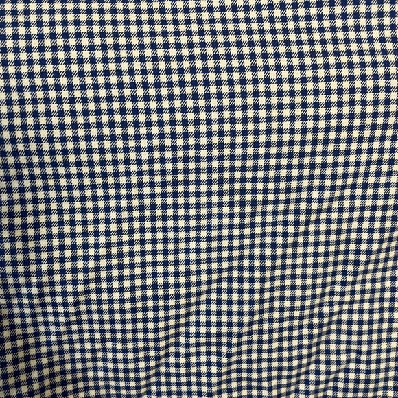 Brooks Brothers Men's Regent Blue White Check Long Sleeve Button Front Shirt 17 - Picture 4 of 9